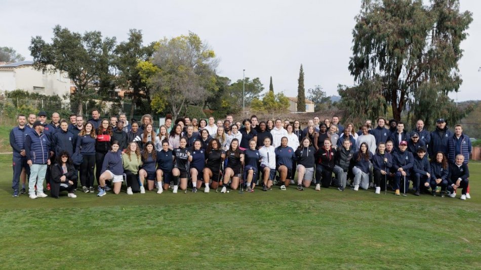 L'équipe de France Féminine de Rugby -18 ans s'initie au Golf de l'Académie